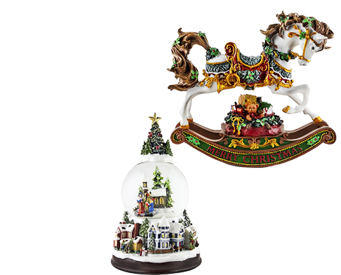 These handmade music boxes can really set the jubilant mood of Christmas and spin the magic of a snowfall. They are very decorative as well as religious in nature. So they form very relevant and appreciated Christmas and New Year gifts.